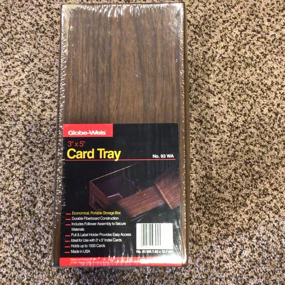 Brown Card Tray for Home Office